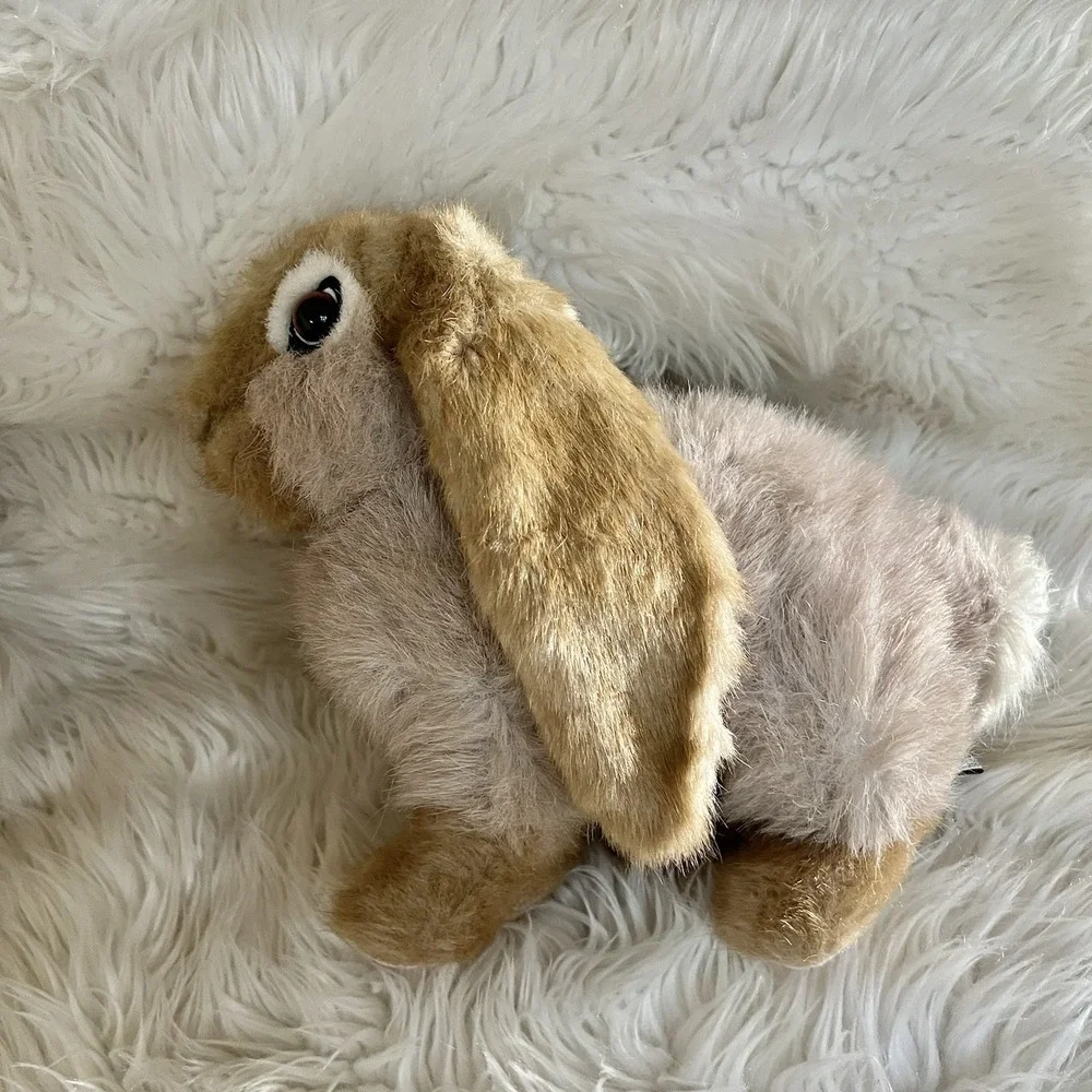 1989 Realistic Applause Remarkable Rabbit Item 20570 Mozart Bunny Tan Bead Eyes‎